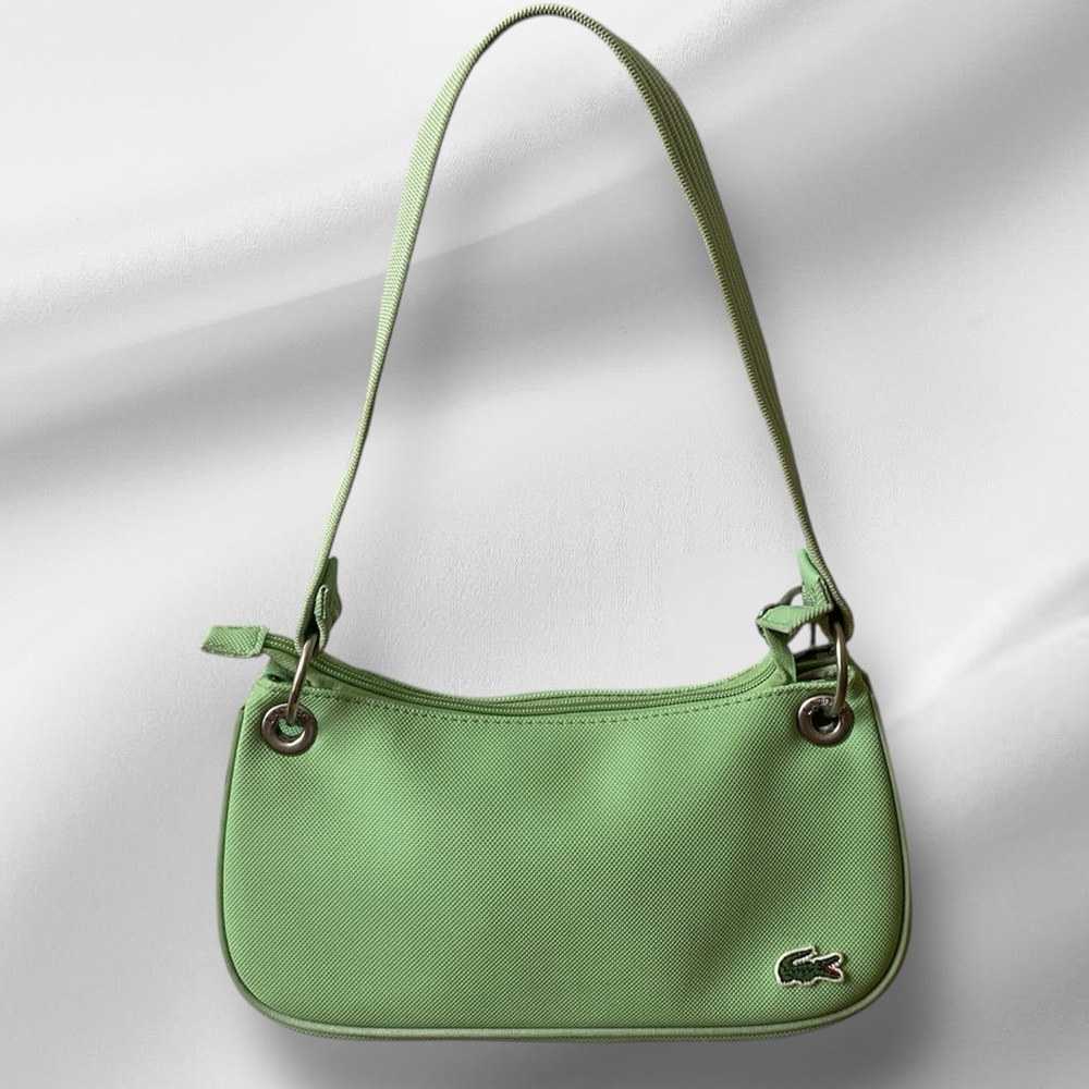 Lacoste vintage original mini baguette Y2K purse